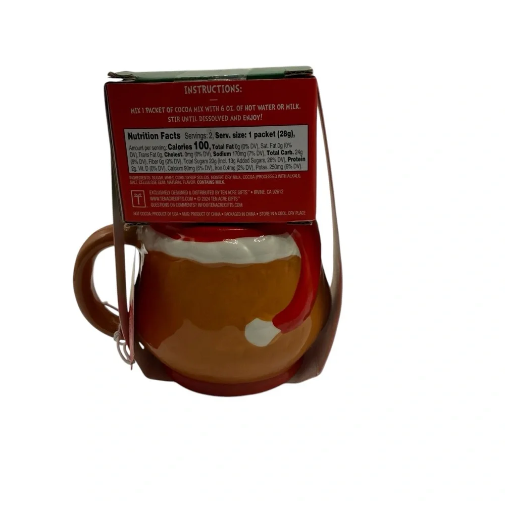 MAX THE DOG GRINCH HOT COCOA MUG SET – TEN ACRE GIFTS 2024 NEW IN BOX
